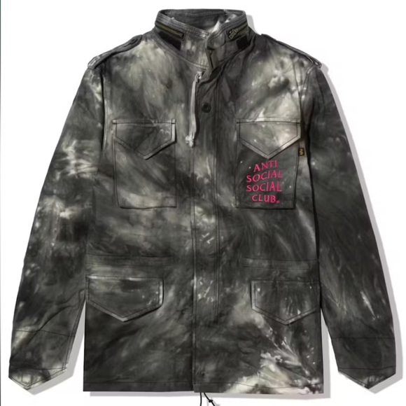 NWT Anti Social Social Club Alpha Industries x ASSC M-65 Jacket - Picture 2 of 2